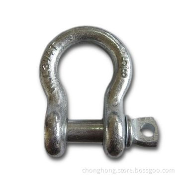 US Type Screw Pin Anchor Shackle with E.Galvanized/Hot-dip Galvanized, Made of Carbon Steel